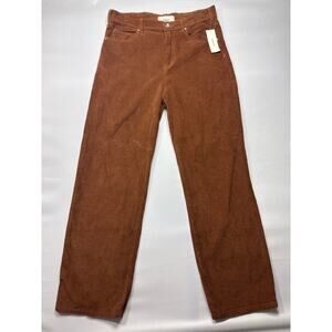 NWT BDG Urban Outfitters Men's Straight Leg Brown Corduroy Pants - 32 (34x31.5)